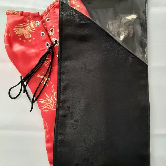 NWT Sexy PVC Mini Skirt Goth Punk LARGE - Picture 7 of 16